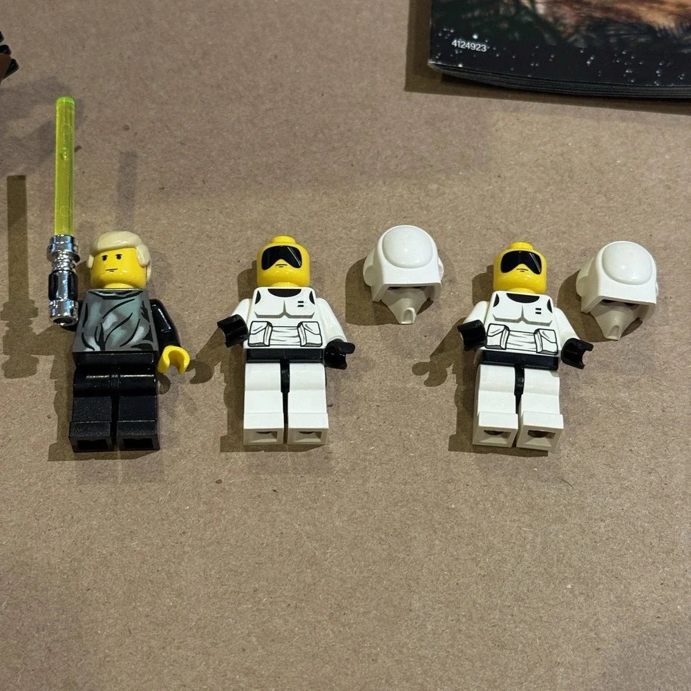 Lego 1999 Star Wars 7101 7110 71111 7121 7128 Complete Manual Box Mini figures